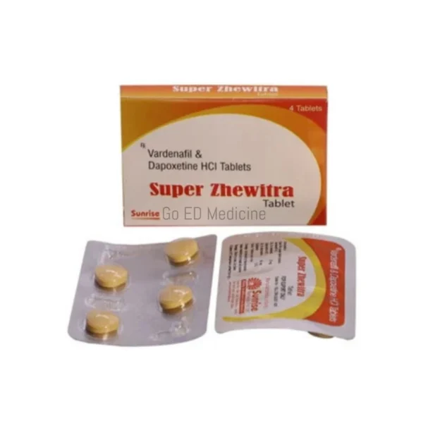 Super Zhewitra 80mg Vardenafil & Dapoxetine Tablet 3