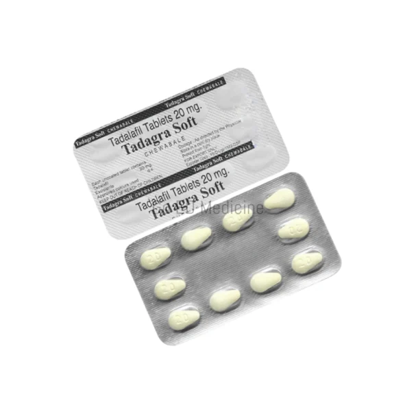 Tadagra Soft Chewable 20mg Tablets 1