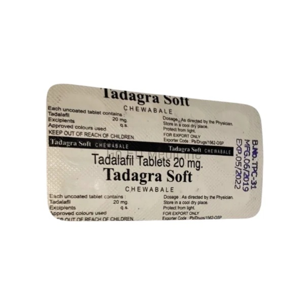 Tadagra Soft Chewable 20mg Tablets 2