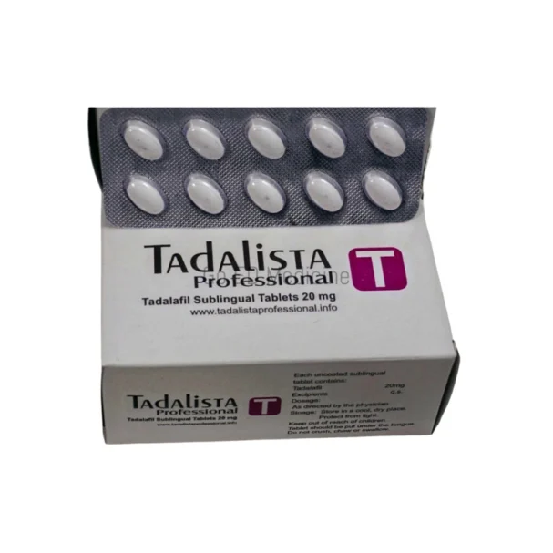 Tadalista Professional 20mg Tadalafil Sublingual Tablet 2