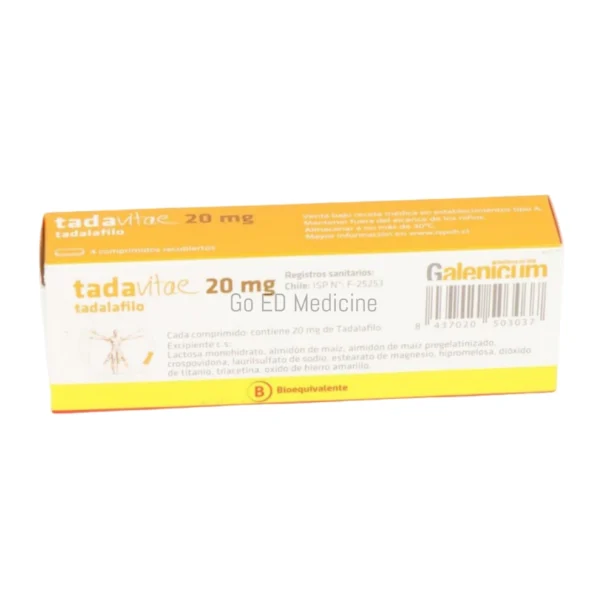 Tadavitae 20mg Tadalafilo Tablet 1