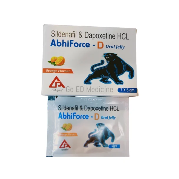 Abhiforce D 160mg Sildenafil & Dapoxetine Oral Jelly 1