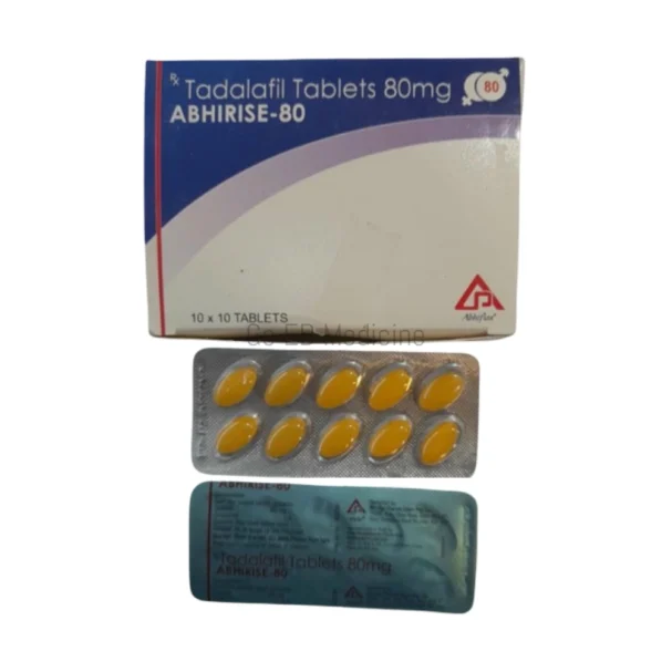 Abhirise 80mg Tadalafil Tablets 1