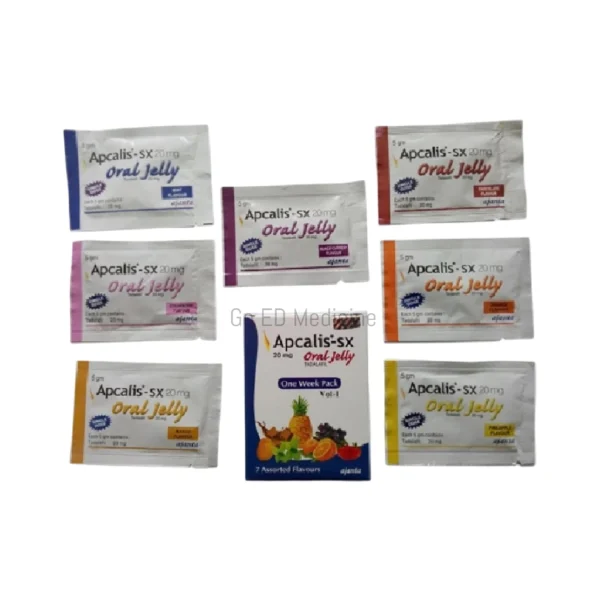 Apcalis-SX 20mg Tadalafil Oral Jelly 1
