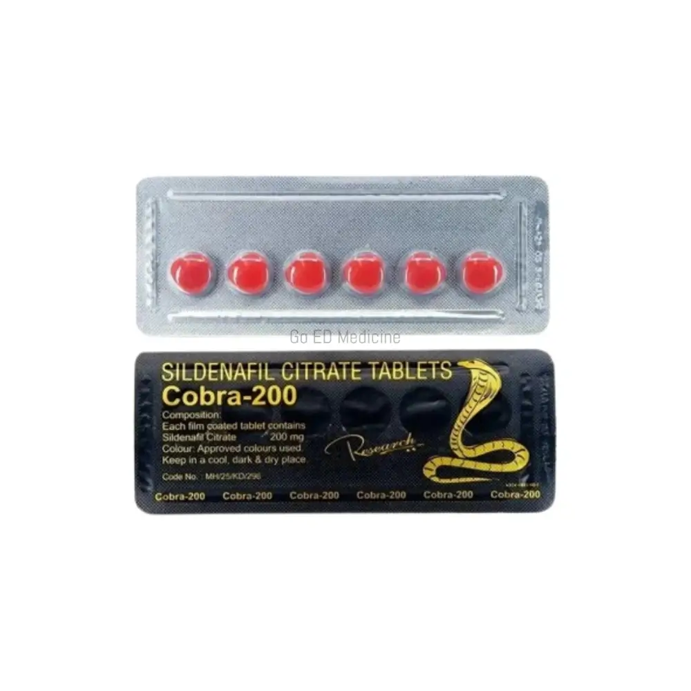 Cobra 200mg Sildenafil Tablets 1