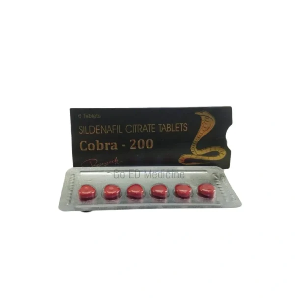 Cobra 200mg Sildenafil Tablets 1