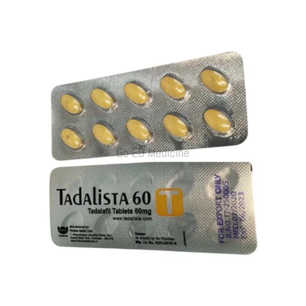 Tadalista 60mg Tadalafil Tablet 1