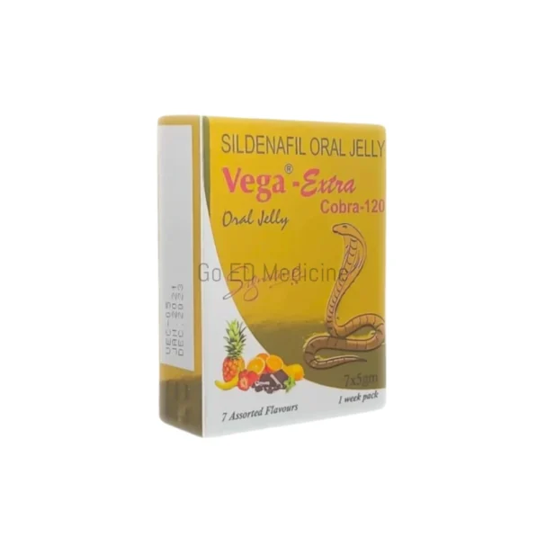 Vega Extra Cobra 120mg Sildenafil Oral Jelly 2