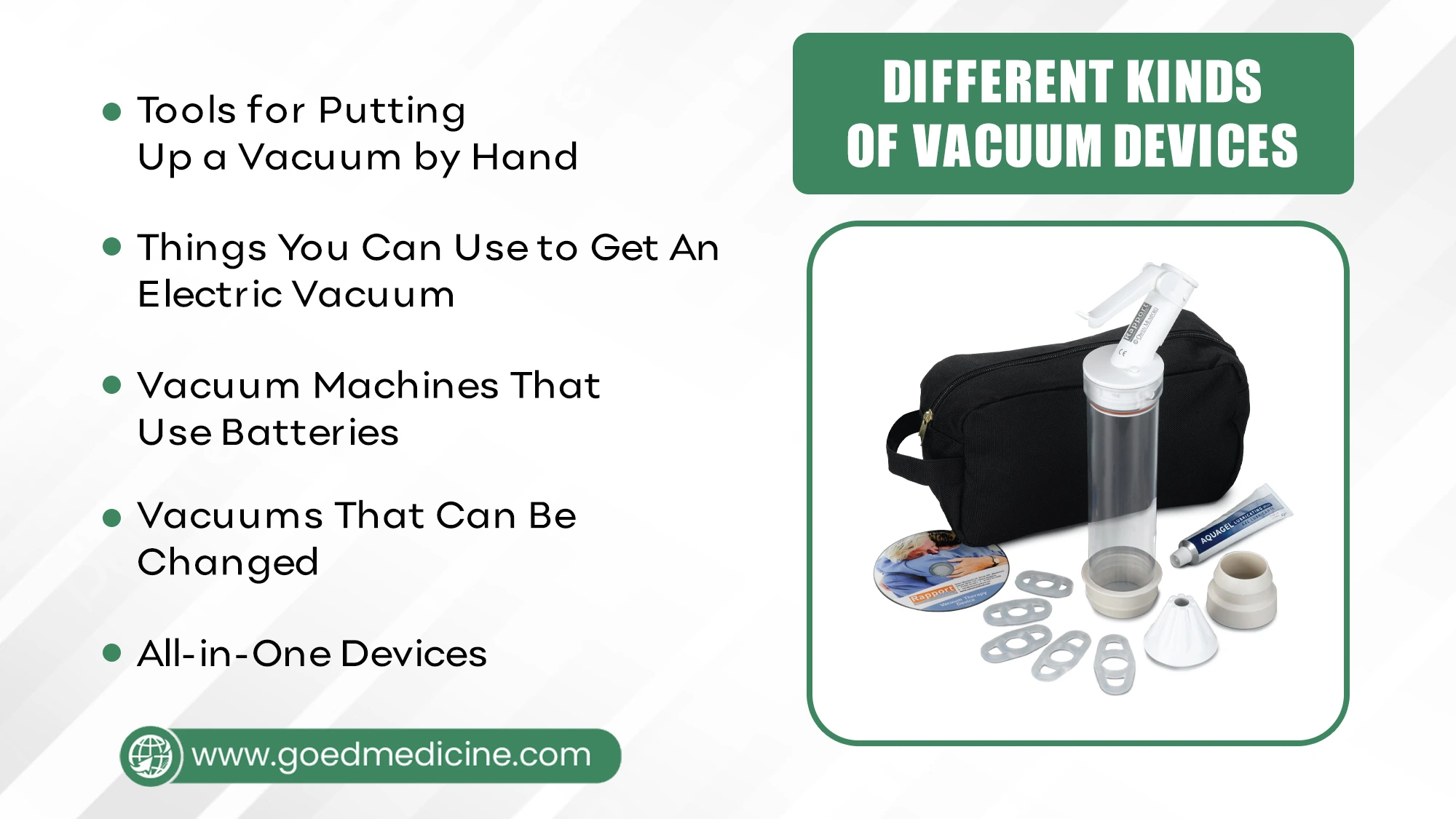 Different Kinds of Vacuum Devices Different Kinds of Vacuum Devices