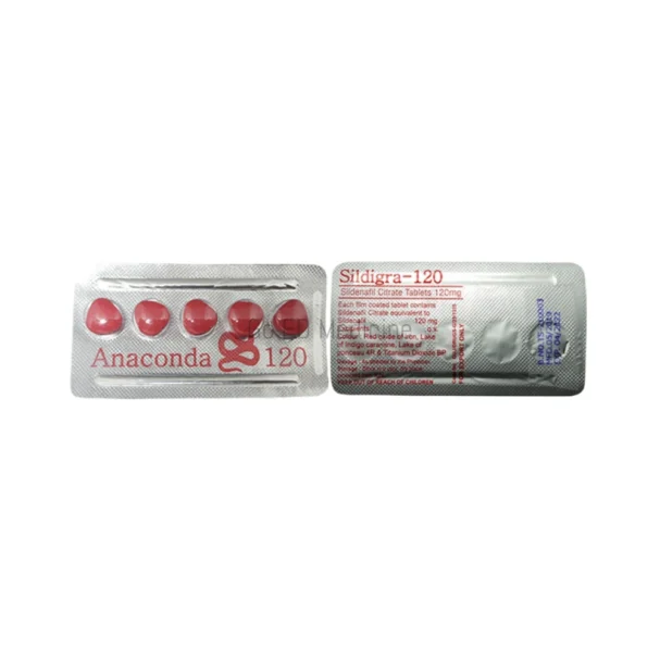 Anaconda 120mg Sildenafil Tablet 3