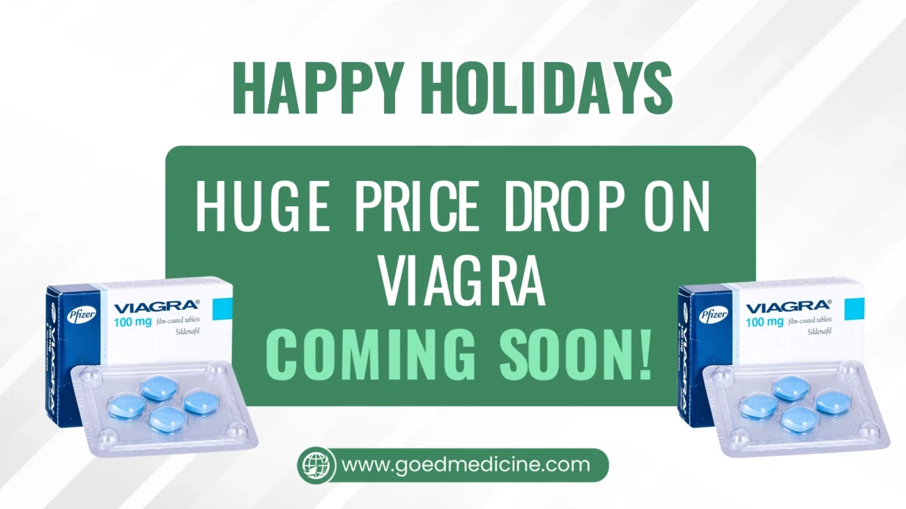 Happy Holidays Huge Price Drop on Viagra Coming Soon!