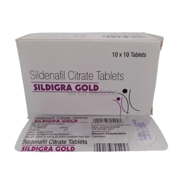 Sildigra Gold 200mg Sildenafil Tablets 1