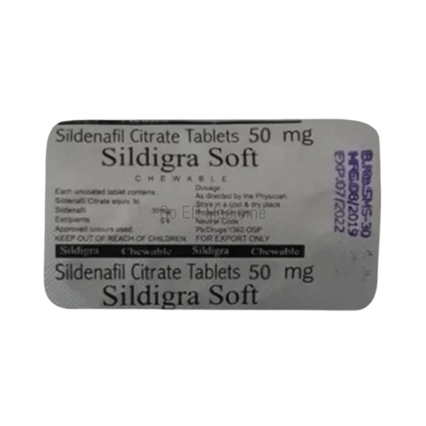 Sildigra Soft 50mg Sildenafil Tablet 1