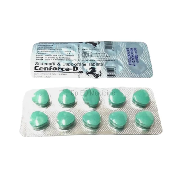 Cenforce D 160mg Sildenafil & Dapoxetine Tablet 1