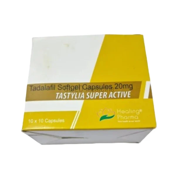 Tastylia Super Active 20mg Tadalafil Softgel Capsules 2