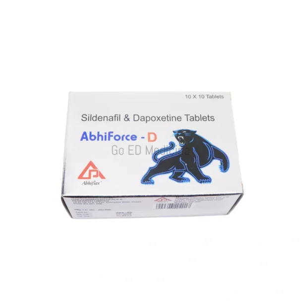 Abhiforce D 160mg Sildenafil & Dapoxetine Tablets 1