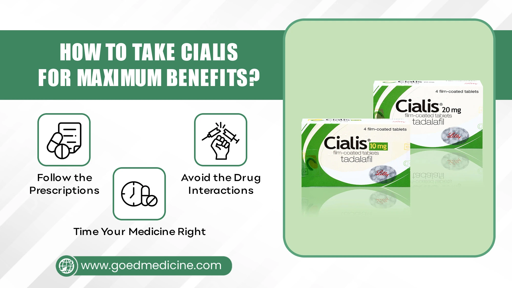 How to Take Cialis for Maximum Benefits How to Take Cialis for Maximum Benefits