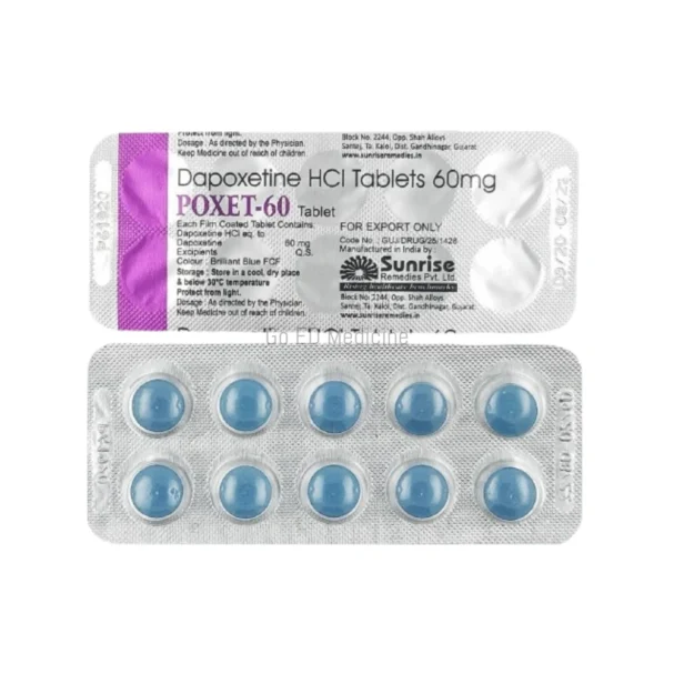 Poxet 60mg Dapoxetine Tablet 2