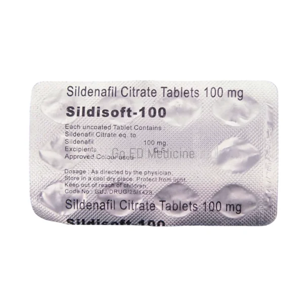 Sildisoft 100mg Sildenafil Tablet 3