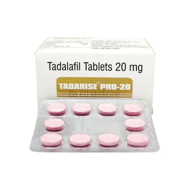 Tadarise Pro 20mg Tadalafil Tablet 1