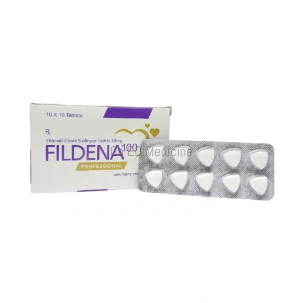 Fildena Professional 100mg Sildenafil Sublingual Tablet 1