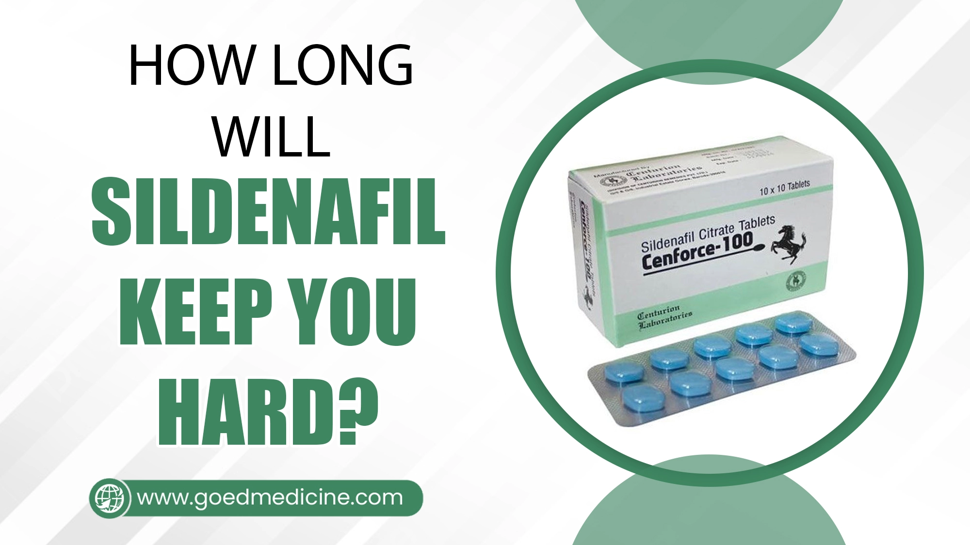 How Long Will Sildenafil Keep You Hard