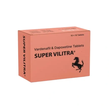Super Vilitra 80mg Vardenafil & Dapoxetine Tablet