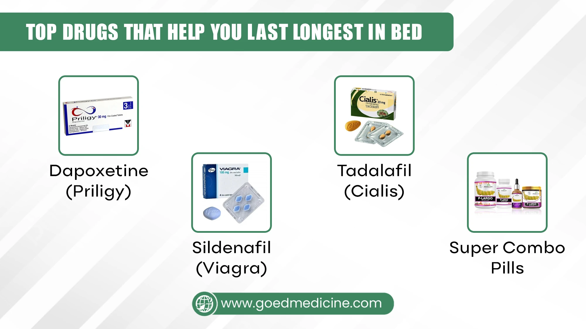 Top Drugs That Help You Last Longest in Bed Top Drugs That Help You Last Longest in Bed