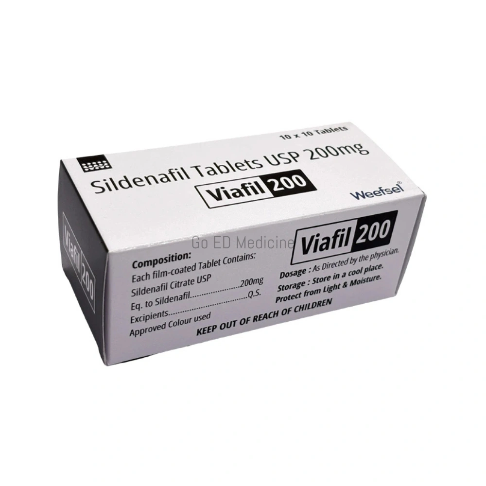 Viafil 200mg Sildenafil Tablets 1 Viafil 200mg Box View