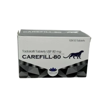 Carefill Black 80mg Box Front View