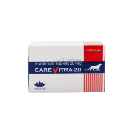 Carevitra 20mg Box Packaging
